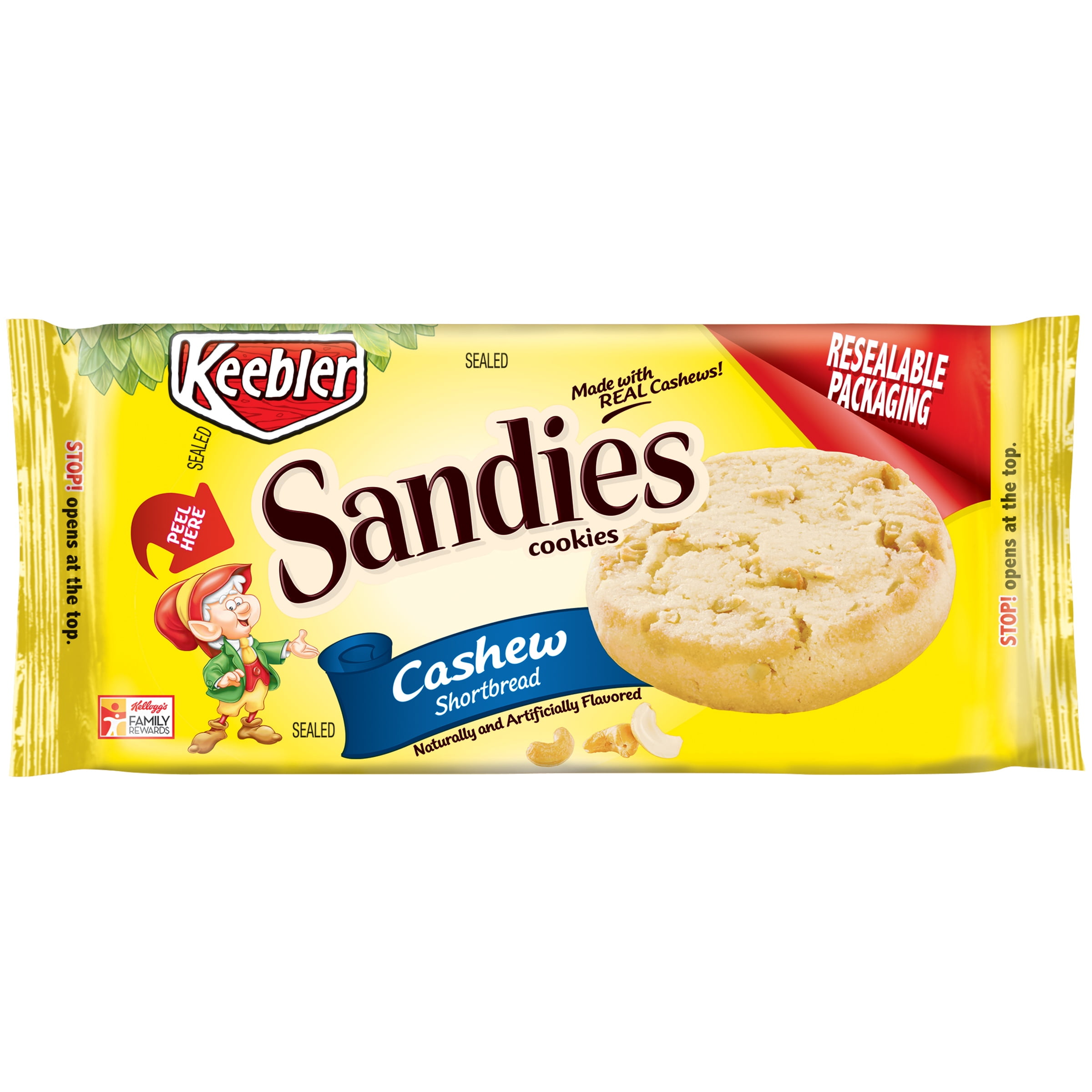 Keebler Sandies Cashew Shortbread Cookies, 11.2 oz by Kellogg Sales Co.