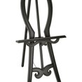 thumbnail image 3 of Benjara  65 in. Lui Carved Details Hand Painted Classic Wood Easel Stand - Black, 3 of 5