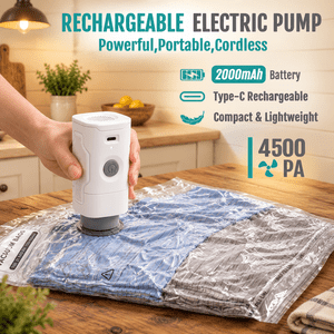 Rechargeable Cordless Pump Vacuum Storbags 24 Travelbo