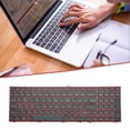 thumbnail image 2 of pitrice Keyboard with Backlight Universal Plug and Play Input Equipment Red Frame Keys Board Keyboards Replacement for Z7, 2 of 6