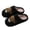 Black, variant on Warm Knit House Slippers for Women Memory Foam Slippers with Arch Support Furry Fleece Lined Slip-On Embroidery Soft Curly Full House Slippers Outdoor Indoor Birthday Gifts