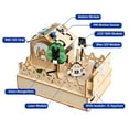 thumbnail image 2 of ACEBOTT QE001 ESP32 Kit de Démarrage Maison Intelligente avec Arduino/acecode(Éracle) - Plus, Kit de Codage Domotique Électronique, Ensemble de Capteurs de Construction Maison en Bois DIY, Ensemble Éducatif STEM pour Enfants 12+, 2 of 6