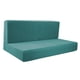 thumbnail image 4 of 2 fundas para asientos de RV, fundas de cojín, mesa de comedor extensible fácil de instalar para RV verde esmeralda, 4 of 8