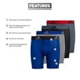 thumbnail image 2 of Calzoncillos tipo bóxer adidas Youth Performance para niños, paquete de 4, talla S, 2 of 8