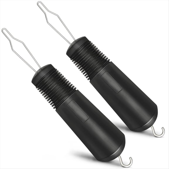 2Pcs Button Helper Tool with Non- Grips to Help with Shirts, Coats, Button Hook Aids for the Elderly and Arthritic