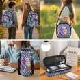 thumbnail image 5 of Yspwyqan Boba Axolotl School Backpack Set for Girls, with Lunch Box Pencil Case Water Bottle, Mermaid Scale Trendy Front Pocket Bookbags Fits 15.6 Laptop for Middle High School, 5 of 7
