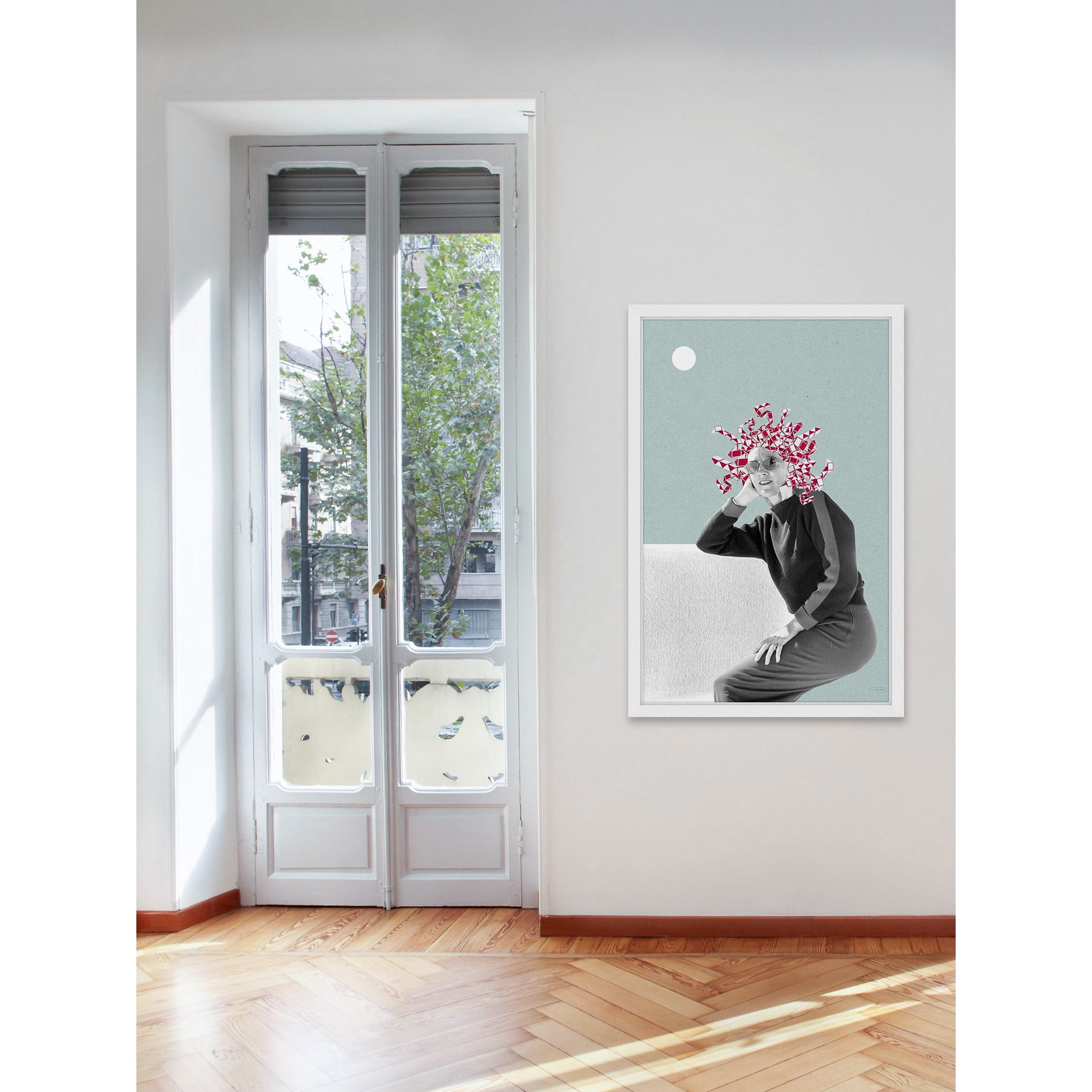 Marmont Hill "Medusa II" by Bengoa Vazquez Framed Painting Print