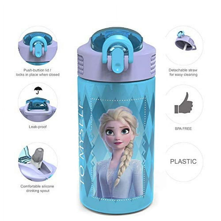 Disney Frozen Water Bottle Set for Kids - Bundle with 12 Oz Frozen Canteen  with Pop Up Lid and Strap…See more Disney Frozen Water Bottle Set for Kids