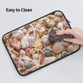 thumbnail image 6 of Bingfone Colorful Seashells Laptop Sleeve Case 15 Inch, 360° Protective Computer Carrying Bag, 6 of 9