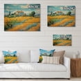 thumbnail image 4 of Designart "The Yellow House in Arles A Van Gogh Tribute II" Vangogh Print on Natural Pine Wood, 4 of 5