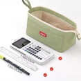 thumbnail image 5 of CICIMELON Pencil Case Large Capacity Pencil Pouch Pen Bag for School Teen Girl Boy Men Women, Green, 5 of 6