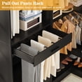 thumbnail image 6 of Aheaplus Closet System Organizer Set with Drawers, Pants Rack, Cube Storage & Hanging Rods – Includes Shoe Storage & Anti-Tip Kit – Expandable, Easy to Install, White, 6 of 9