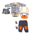 thumbnail image 4 of Doll Clothes, Fashionable Soft Cartoon Doll Clothes Set, Bear Pattern Firmer  Delicate Excellent Craftsmanship Toddler Infant Kids Home For Children Baby Bear Clothes, 4 of 8