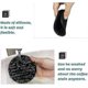 thumbnail image 3 of Silicone Coasters For Drinks, 6pcs Deep Groove Coasters With Metal Holder For Cold Hot Drinks At Home Office (black)-mxbc, 3 of 5