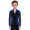 Royal Blue, variant on Kids Boys Sparkly Figure Skating Shirt Rhinestones Color Block Long Sleeve Dance Gymnastics Pullover Top Red 6