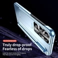 thumbnail image 6 of SaniMore Case for Samsung Galaxy S22 Ultra 6.8" 2022 with Hidden Kickstand & S Pen Slot & Stylus, Anti-scrctch Drop-proof Tough PC Backplane Anti-shock Slim Shell for Galaxy S22 Ultra, Blue, 6 of 6