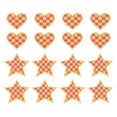 thumbnail image 1 of Uxcell 32 Pcs Parches Bordados de Corazón Estrella a Planchar Aplicaciones Parches para Chaqueta Colección de Denim Ropa Vestidos Sombreros Jeans Accesorio DIY, Amarillo/Rojo Rosa, 1 of 6