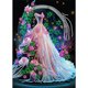thumbnail image 3 of Cuadros Decorativos 5D DIY Kit de pintura de diamante de taladro en forma especial parcial vestido de novia (YXC616) DQrwqpou Nuevos Originales, 3 of 9