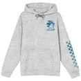 thumbnail image 2 of Sonic The Hedgehog Kanji Text Pullover Hooded Sweatshirt-Medium, 2 of 4