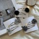 thumbnail image 4 of Flower Snap Clip Girls Kid Hairpins Rose Hair Clip Rose with Rose Handmade Hairpins Snap Hairpins Silver, 4 of 4