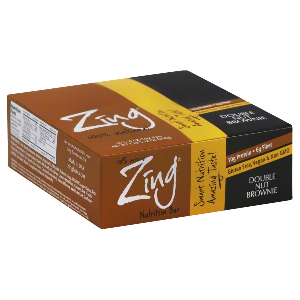 Zing Bars Zing Nutrition Bar, 12 ea