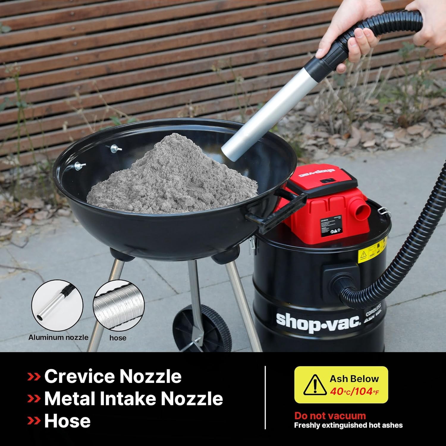 Shop-Vac 20V Cordless 5 Gallon Ash Vacuum
