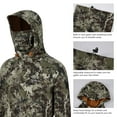 thumbnail image 6 of BASSDASH Men’s Fishing Fleece Hoodie with Neck Gaiter Water Resistant Performance Hunting Sweatshirt FS18M, 6 of 7
