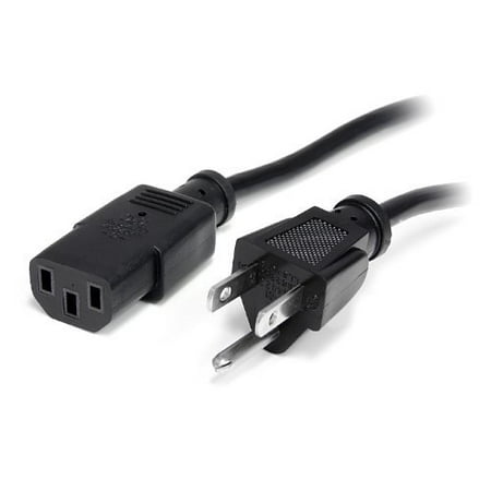 Startech.com PXT10112 12ft 5-15p To C13 18 Awg Pc Cabl Monitor Power Cord