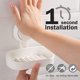 thumbnail image 2 of Jabonera con ventosa Sin taladrar y reutilizable Instalación de 1 segundo Jabonera para ducha Rotación de 360 ​​° Carga 5KG Soporte impermeable para azulejos de pared de ducha de baño JAMW Sencillez, 2 of 5
