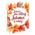 thumbnail image 7 of FORMRS 1-Subject Spiral Notebook 8" x 5" College Ruled 60 Refillable Sheet A5 Hard Cover, 2 Pack, Leaves Pattern, 7 of 7