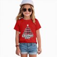 thumbnail image 2 of ORT Toddler Girls Boys Christmas Graphic T-Shirts Holiday Short Sleeve Tees Tops Xmas Short Sleeve Tops, 2 of 6