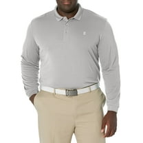 IZOD Men's Golf Long Sleeve Tournament Polo Shirt, Griffin, X-Large