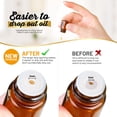 thumbnail image 3 of Vial de aceite esencial Teenitor, vidrio ámbar, 2 ml x 100, con tapas, 3 of 8