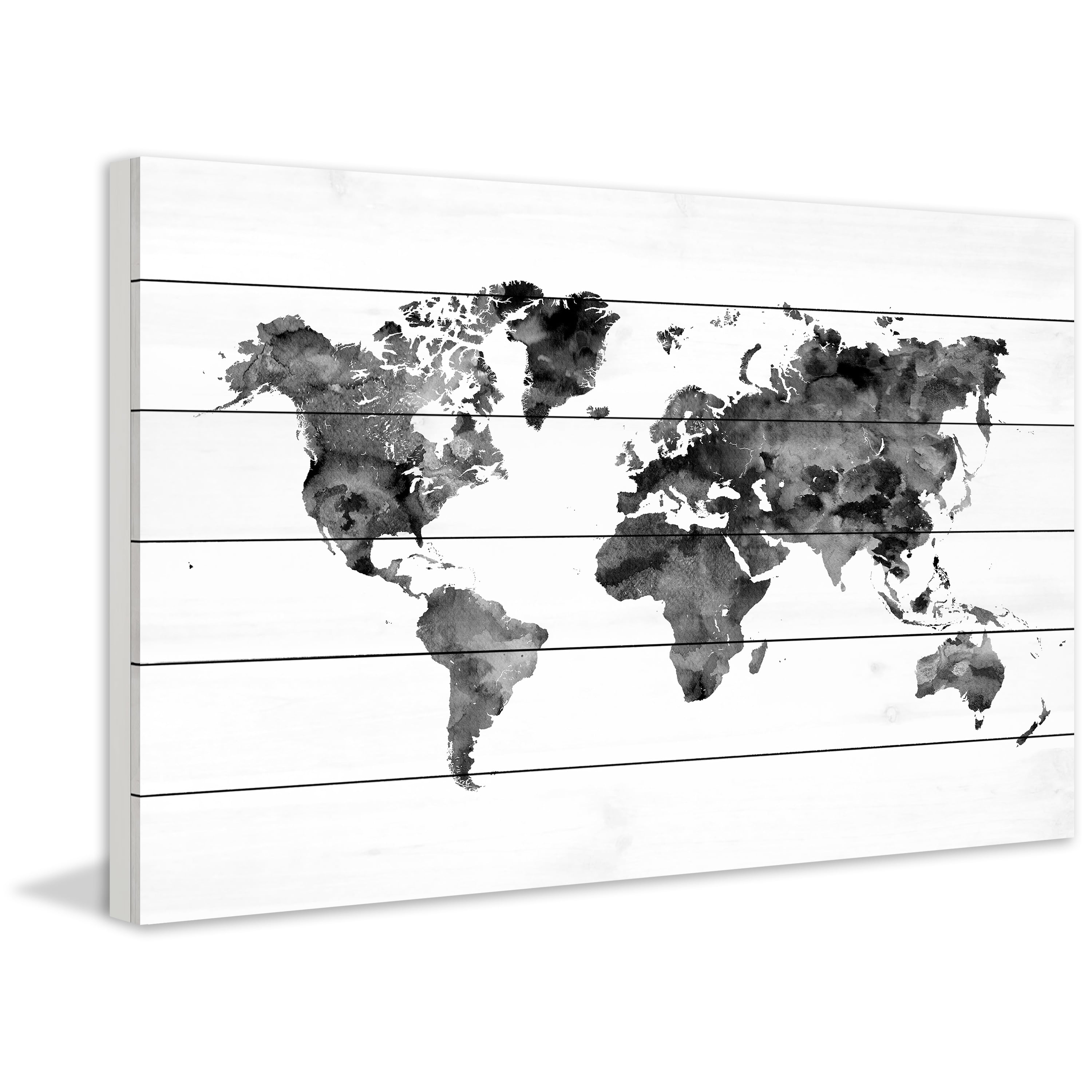 Marmont Hill "Shadow Travels" by Dani Jay Painting Print on White Wood