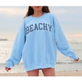 thumbnail image 2 of Beachy T-Shirt, Beach T-Shirt, Summer T-Shirt, Gift for Beach Lover, Beach Pullover, Women, 2 of 7