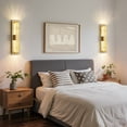 thumbnail image 4 of Kaisite Gold Wall Sconce Bathroom Vanity Light with Dimmable LED Crystal Bubble Wall Light for Bathroom & Living Room & Bedroom & Hallway, 4 of 12