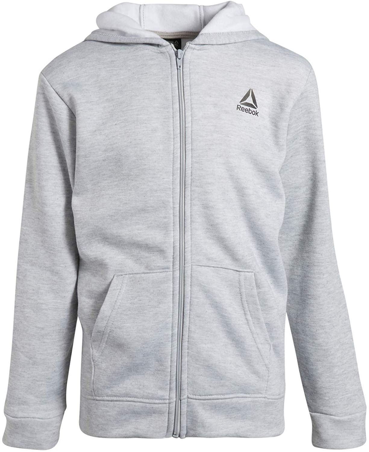 white athletic zip up