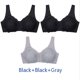 thumbnail image 1 of Bralette de encaje con cierre frontal para mujer, sujetador Sexy de talla grande, lencería femenina de piezas, ropa interior de realce, Top corto íntimo sin costuras, 3 M-5XL, 1 of 4