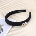 thumbnail image 6 of Unique Bargains 1 Pc Elegant Faux Pearls Headbands for Women Black, 6 of 6
