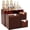 Amber, variant on Clear Acrylic Face Towel Holder with 3 Drawers, All-in-One Bathroom Vanity Organizer for Disposable Face Towels, Cotton Pads, Swabs and Skincare Tools