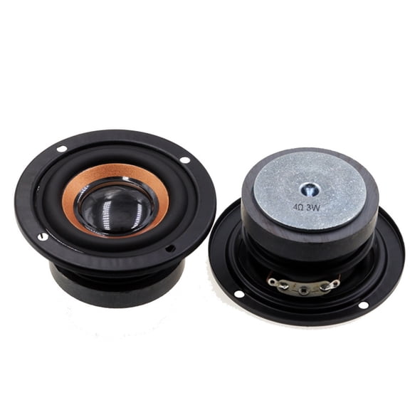 2Pcs 64mm Speakers 2Inch Full frequency 4Ohm 3W Loudspeaker Bass Sound For Home Theaters Loudspeakers