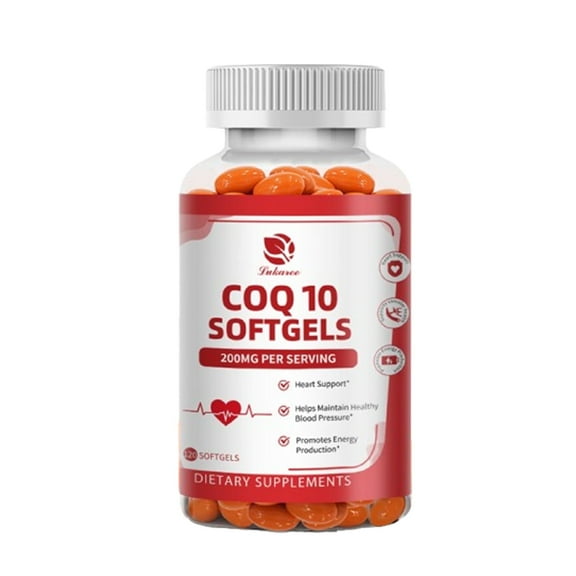 High Absorption CoQ10, Gluten Free, Naturally Fermented, Heart Health, Energy Production, 200 mg, 120 Count