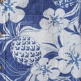 thumbnail image 5 of YIUME Hawaiian Shirt for Men Cotton Button-up Short Sleeve Pineapple and Hibiscus Blossom Tropical Shirts, 5 of 10