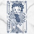 thumbnail image 2 of Betty Boop Floral Paisley Bandana Short Sleeve Women's Graphic Tee Brisco Brands S, 2 of 5