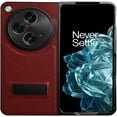 thumbnail image 4 of Fesign Slim Phone Case for Oneplus Open Oppo Find N3 Case with Kickstand. Oneplus Open Luxury Leather Back Case with Hinge Protection Hard PC Bumper Case for Oneplus Open 2023 (Red), 4 of 5