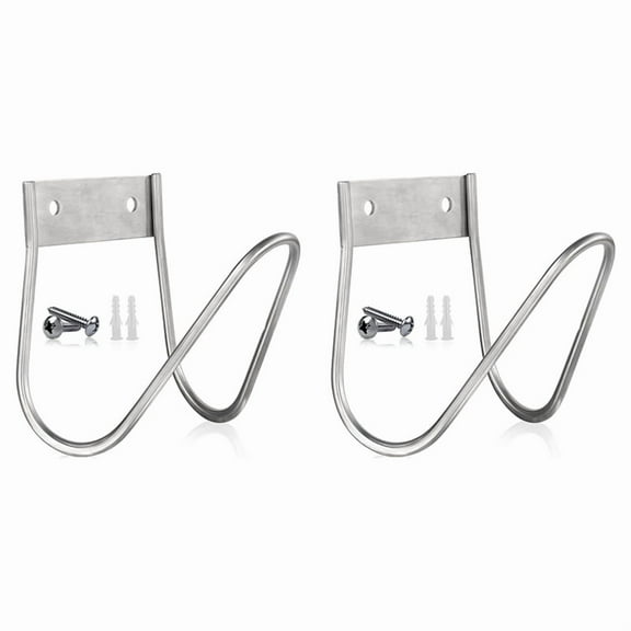 2X Garden Hose Hanger,Heavy Duty Garden Hose Hanger Wall Mount for Water Hose, Extension Cords, Air Compressor Hose