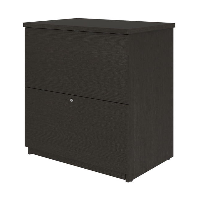 Bestar Universel Standard Lateral File Cabinet in deep grey