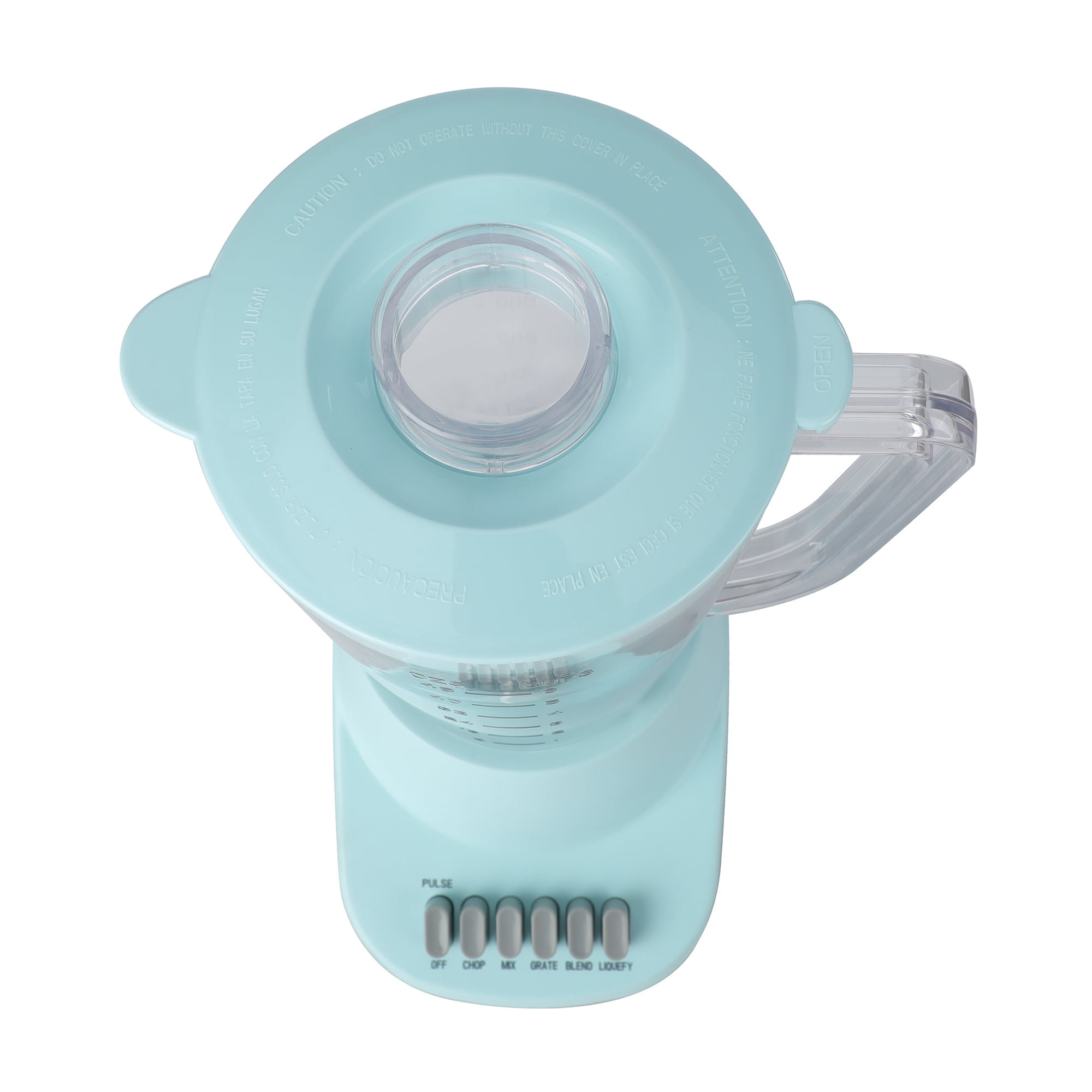 Mainstays 6 Speed Blender with 48 ounce Jar,1.5L jar,Aqua Sparkle