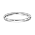 thumbnail image 5 of 14K White Gold Ring Band Wedding Diamond Round Set of 2 , Size 7, 5 of 7