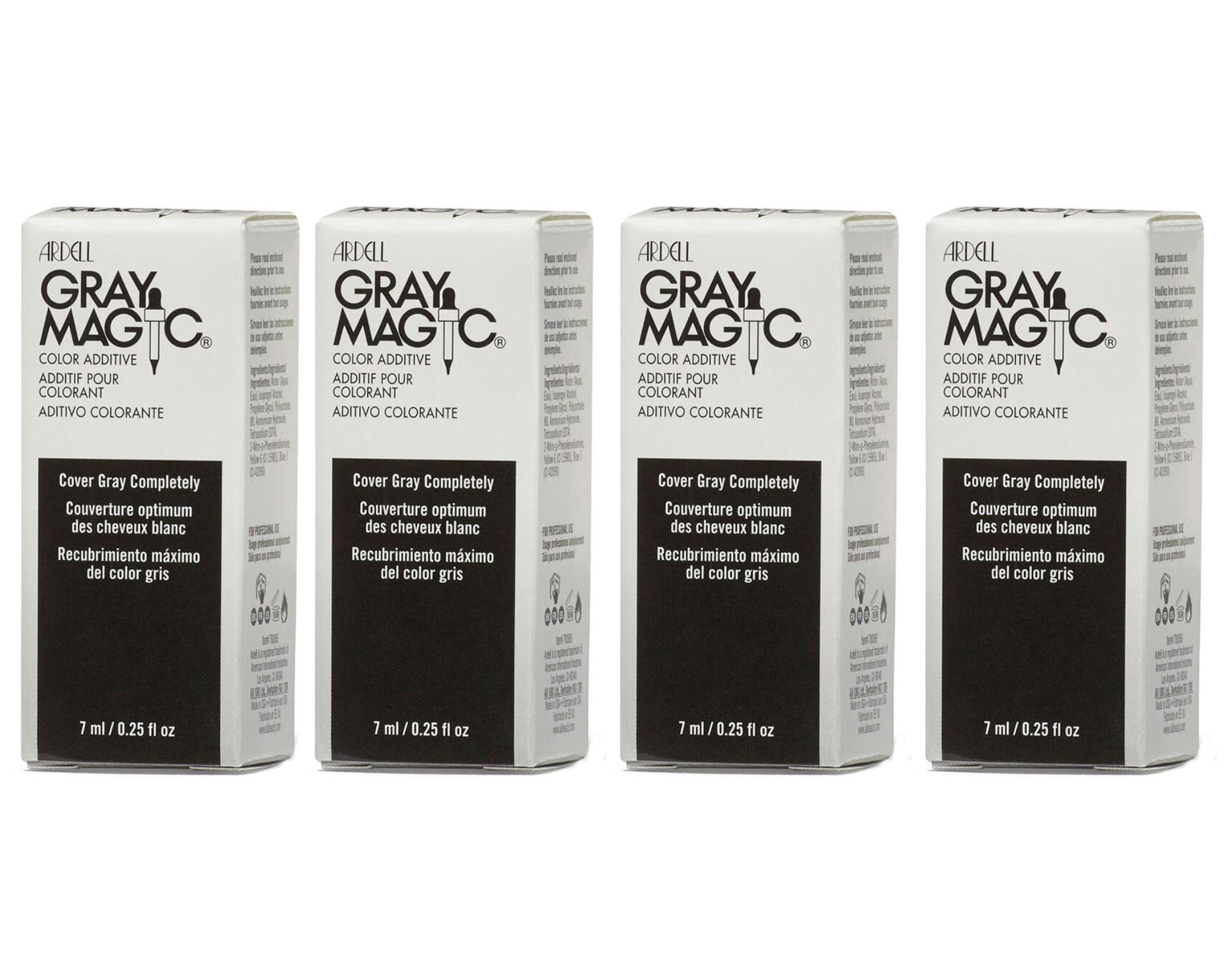 Ardell - Hair Color Additive - Gray Magic - 7ml/0.25oz ( PACK of 4 )